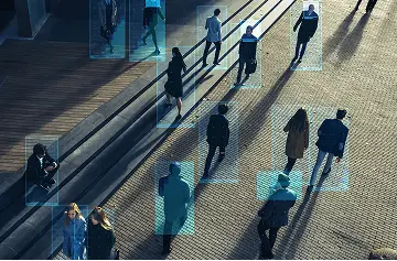 People walking