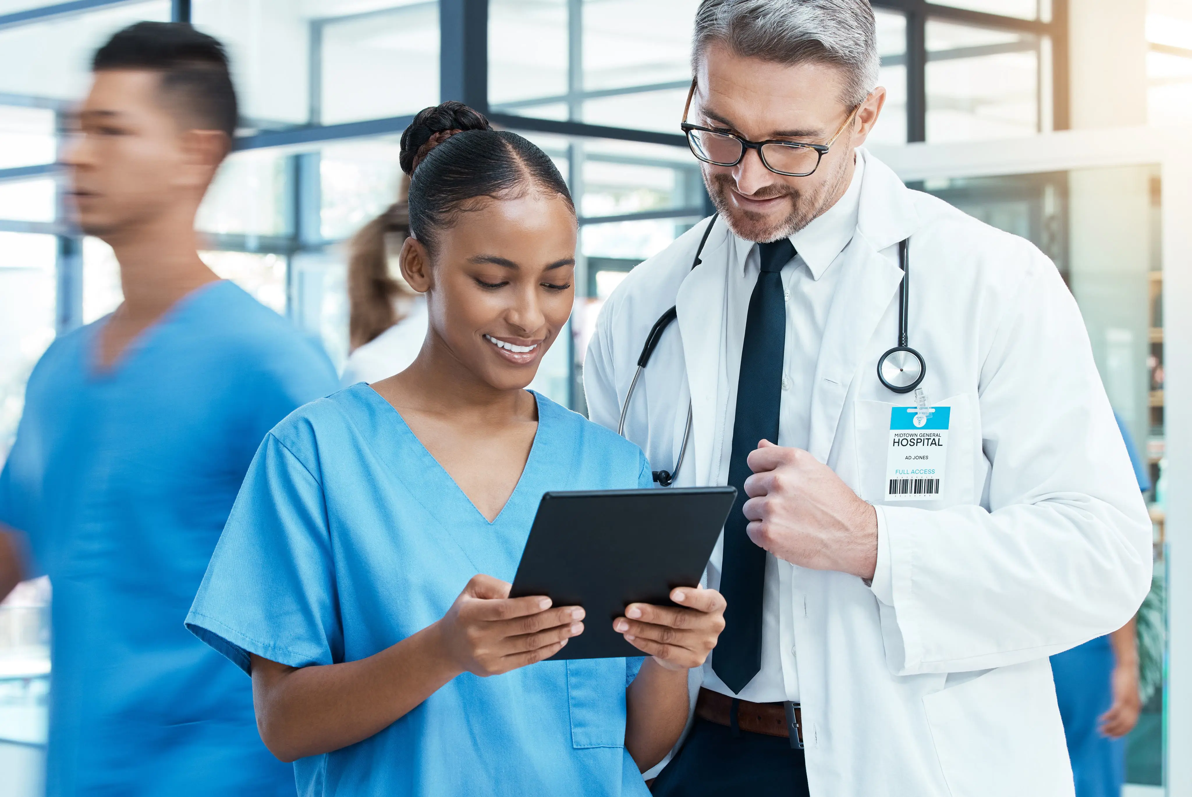 People Working at the hospital