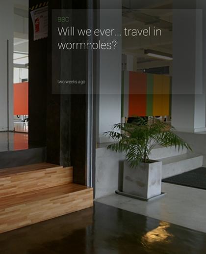 Google Glass Experiment
