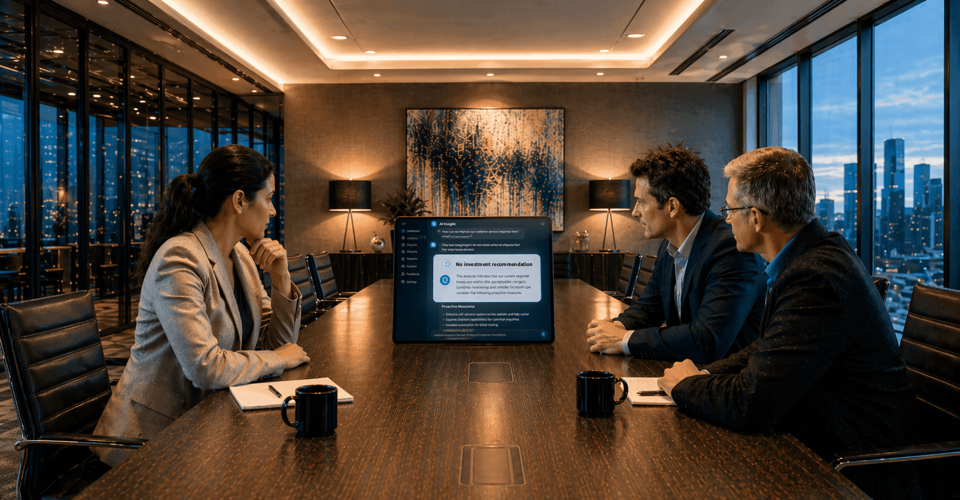 AI as a participant in the decisions that shape the business